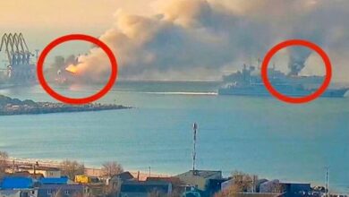 Photo of ,,ბერდიანსკის პორტში იწვის არა ერთი, არამედ ორი რუსული სამხედრო გემი”